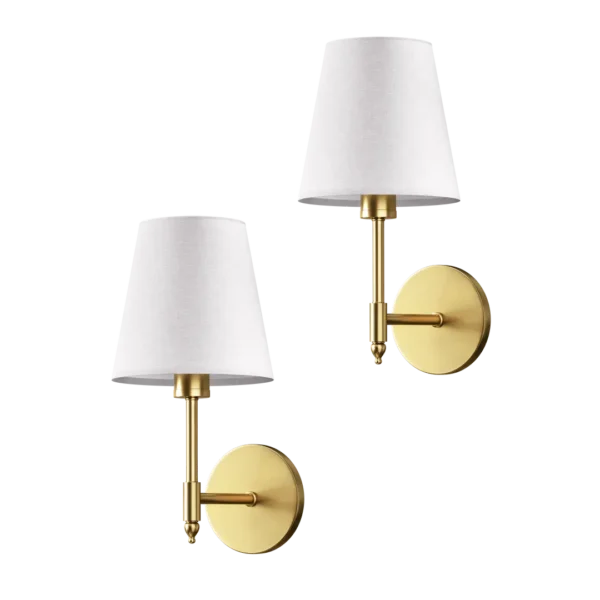 LumiWall applique murale sans fil rechargeable finition dorée