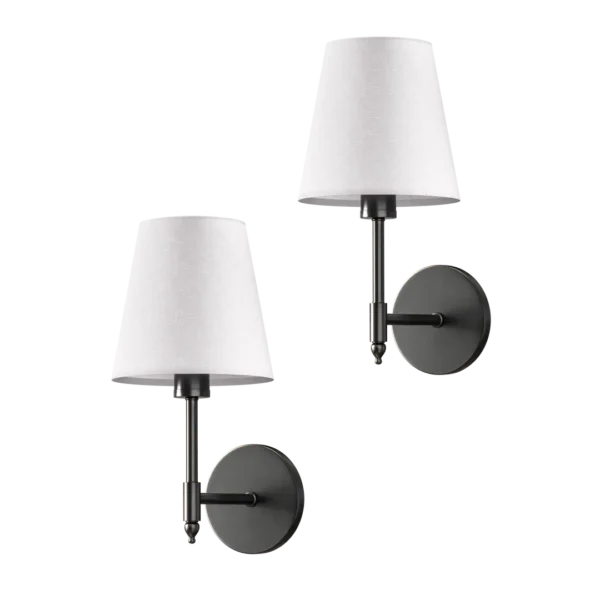 LumiWall applique murale sans fil rechargeable finition noire